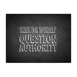 Makoroni - Think for Yourself QUESTION Authority - Jigsaw Puzzle 30 pcs, DesS3