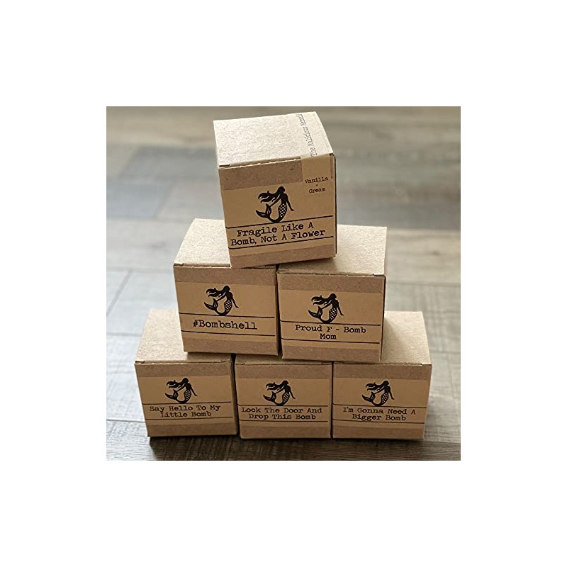 #Bombshell Handmade Butter Bath Bomb By The Snarky Mermaid