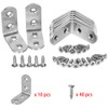 3 mm Thick Durable Angle Brackets 40 mm 90 Degree
