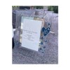 65th Wedding (Blue Sapphire) Anniversary Photo Frame (P) (4x6) Flower