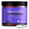 NEWMANITY Memory Gold Nootrópico para Memoria, Enfoque y Claridad Mental