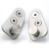 Pair Aluminium Door Striker Door Pin Adapter for Jeep CJ7