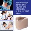 Toros-group Soft, 100% Cotton Neck Support Brace, Adjustable Cervical Collar,