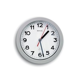 Maul MAULstep Wall Clock Diameter 20 cm | Radio Wall Clock with Automatic Time Setting | Modern Radio-Controlled Clock for Office and Kitchen | Large Wall Clock with Easy Readability in Large Rooms |