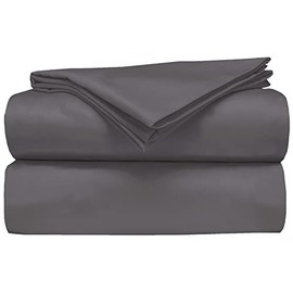 AB Lifestyles 30X72 BUNK COT RV Camper Charcoal Sheet Sets No Tuck Top Sheet Fitted at Foot 3 PC Set Custom for Camper Mattress Motorhome Fifth Wheel 100% Cotton Happy Campers