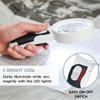 Handheld Magnifying Glass with Bright LED Lights and 5X Illuminated