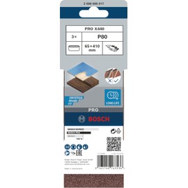 Bosch 2608606017 65 x 410 mm 80 Grit Sanding Belts