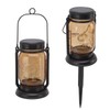 Outdoor Solar Lantern Auto Sensing ABS Glass Soft Warm Light