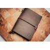 WANDERINGS Leather Pocket Notebook - 5.1x4 inches - Small, Refillable