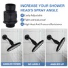 Shower Head Swivel Ball Adapter, Shower Connector Ball Joint, Solid