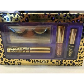 TARTE MANEATER MAKEOVER LASH & LIP SET MASCARA FALSE LASHES