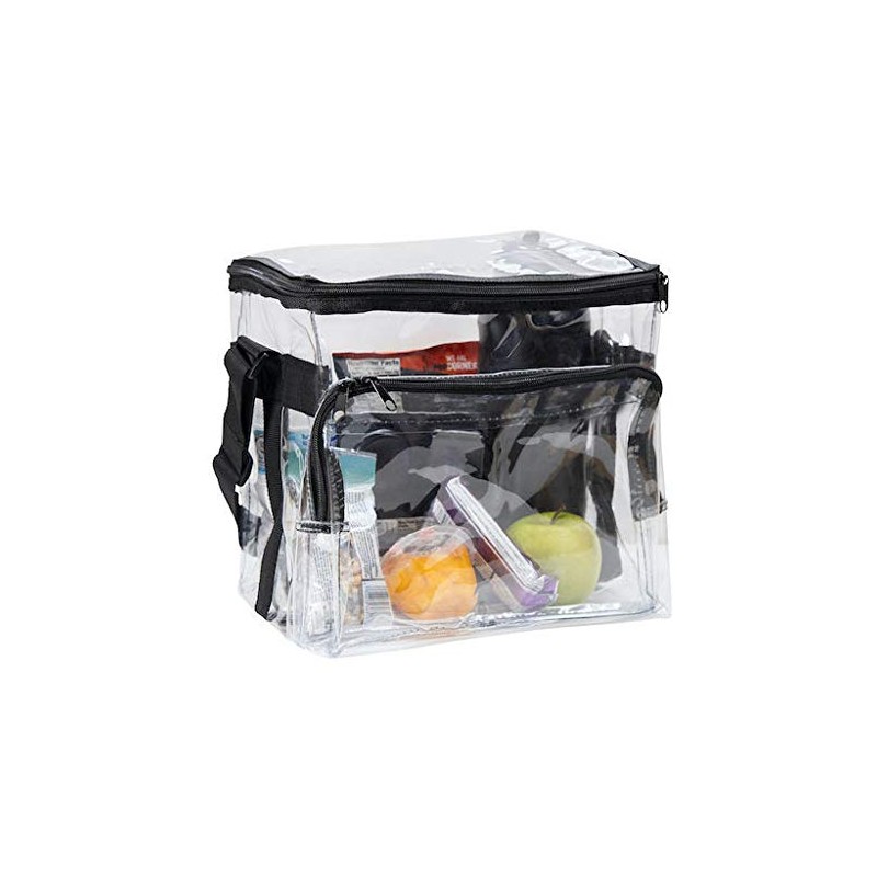 Large Clear Lunch Bags For Work See Through Plastic Lunch