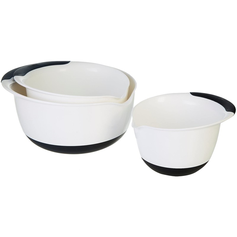 OXO 3 Piece Mixing Bowl Set Plastic Asst, 3 EA