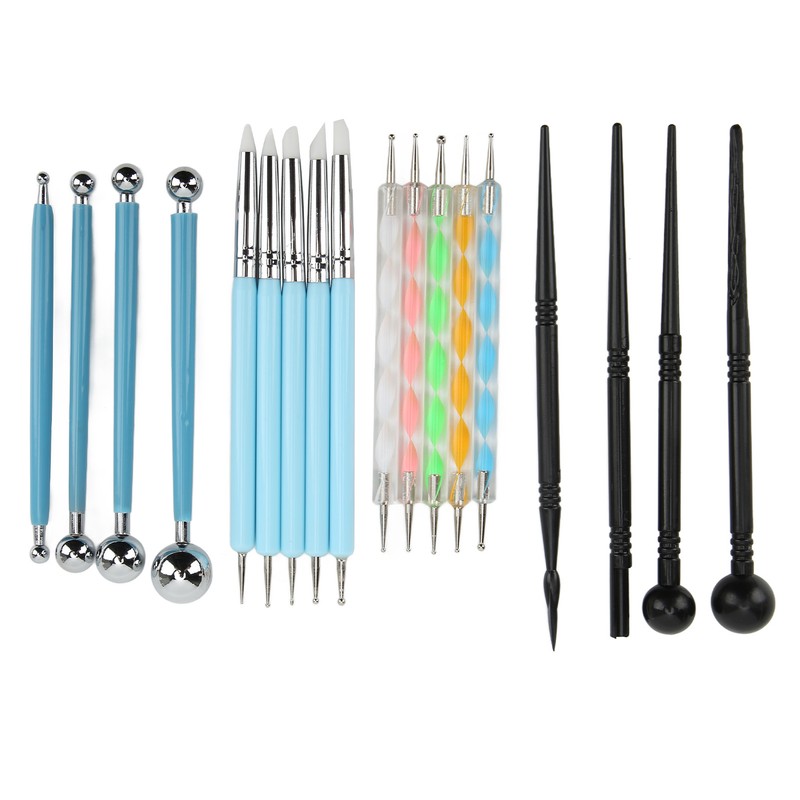 18 Pcs Clay Tools DIY Handicraft Multipurpose Pottery Clay Sculpting