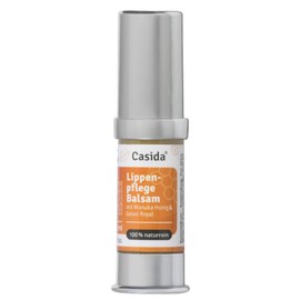 Casida Lippenpflegebalsam- mit Manuka Honig und Geleé Royal- Lippenpflege, Lippenbalsam bei trockenen, rissigen Lippen - 100% natürlich - vegan - 5ml