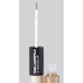 Karl Lagerfeld Duo Gold Pearl Glitter Liquid Eye Liner Eyeliner 24carat Thin tip