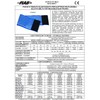 2 fasce elastiche blu universali regolazione a strappo lunghezza 60Cm