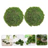 BIUDECO 2pcs Artificial Decor Artificial Mossy Balls Wedding Mossy Ball