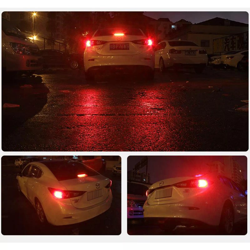 Xotic Tech 3157 40-LED Strobe Flashing Brake Tail Light for