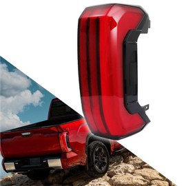 waltyotur Rear Brake Lamp Replacement for 2022 2023 Toyota Tundra Right Passenger Side High Configuration Tail Light 815500C200