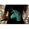 Illuminated Apparel Unicorn Interactive Glow in The Dark T-Shirt (3-4