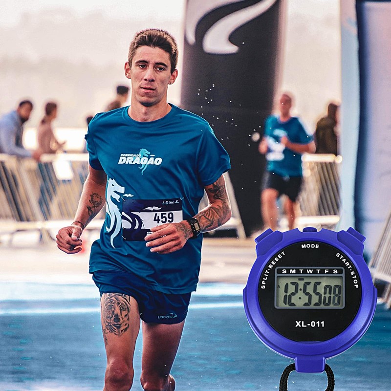 2pcs Digital Sports Stopwatch Timer Stopwatch Large Display Interval Training