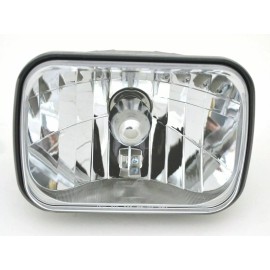United Pacific (UP) Headlight 5x7 Rectangular Poly Chrystal Halogen Replace H6054 High/Low Beam Each