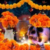 66pcs Day of The Dead Decorations Set - 2 Marigold