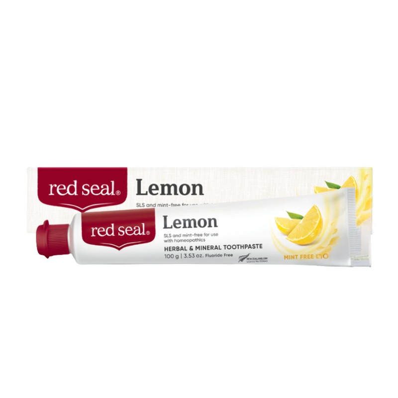 Red Seal Lemon Toothpaste Mint-Free (100g)