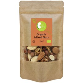 Organic Mixed Nuts - Certified Organic - by Busy Beans Organic (1kg)