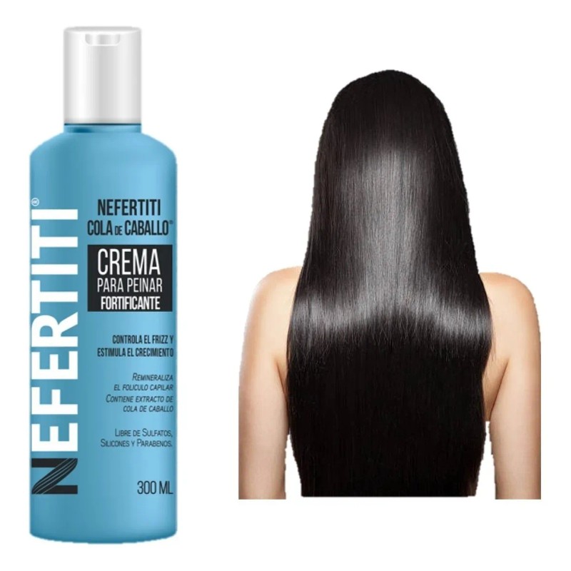 Crema Peinar Cola Caballo Parabenos Nefertiti