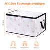 Lifewit Pack of 2 Transparent Plastic Storage Bags, 60 L
