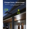 JACKYLED Solar Lights Outdoor 299 LED 1000 Lumens Bright Solar
