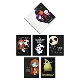Silly Goose Gifts Nightmare Themed Greeting Cards With Envelopes (Set of 12) Blank All Occasion Assortment Note Funny