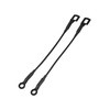 A ABSOPRO Pair Rear Tailgate Cables Lift Gate Support Straps