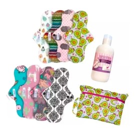 Pack Lubella Teen 8 Toallas Femeninas De Tela  Detergente                                                                                             