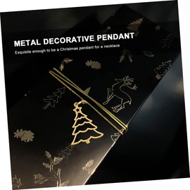 COHEALI 30 Pcs Epoxy Frame Hollow Resin Frames Jewels for Crafts Christmas Pendants Christmas Bezels for Resin Jewlery Christmas Tree Open Bezels Pendants Diy Zinc Alloy Jewelry Charm