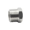 Fitvell Nickel Plated Brass Reducer Faucet Adapter G 1/2 Male