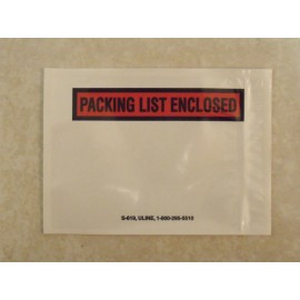 Uline Pack of 100 PACKING LIST ENCLOSED Envelopes - 4.5 x 6 Inches