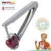 Westmark Kirschentkerner, Retro-Verpackung, Aluminium, 14 x 4 x 2,5 cm,