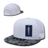 DECKY Bandanna Trucker Caps, White/Black