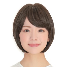 AQUADOLL rm003DRB Medical Hat, Short, Bob, Room Wig, Full Wig, Women's, One Size Fits Most, DRB