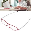 Elderly Foldable Reading Glasses Stainless Steel Blue Light Blocking Presbyopic