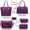 RainboSee Bolso de mano y bolso de mano para mujer,