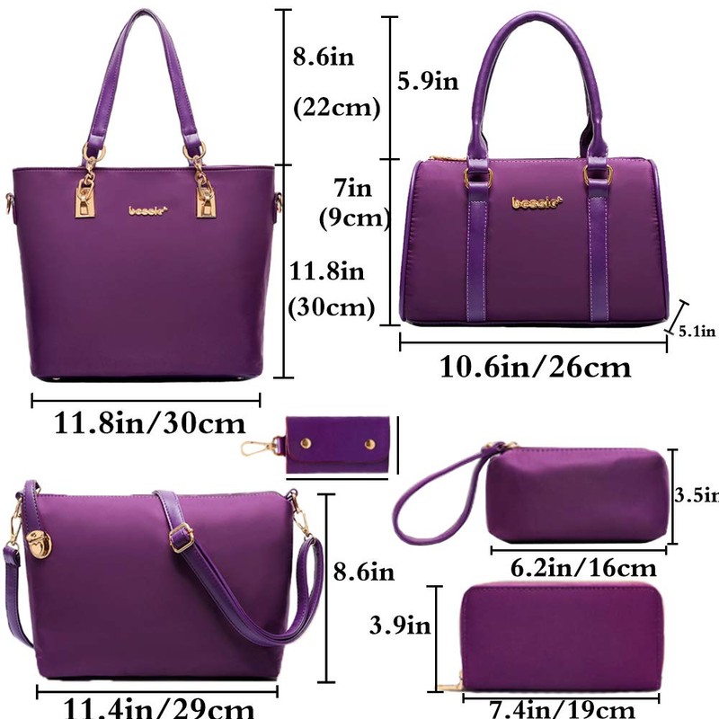 RainboSee Bolso de mano y bolso de mano para mujer,