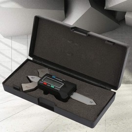 Digital Welding Gauge 20mm Weld Seam Fillet Inspection Metric Inch Gauge, Zero at Any Position, 60or70or80or90 Degree Angle Template, One,Button Size Conversion, Serial Output