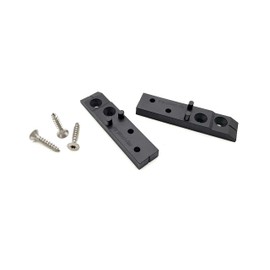 My Plast Patio Spacers - Invisible 4mm Spacer with V2A Screws for Wood UK 4mm Pack of 50 Holders, 200 Screws - 1 VPE WOOD