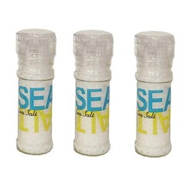 Spice Up Sea Salt Mill Included, 3.9 oz (110 g) x 3 Packs
