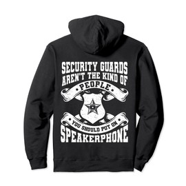 Safety Officer Bouncer Badge Security Guard Pullover Hoodie