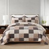 KALOOLA Plaid Quilt King Size - 100% Cotton Lightweight Quilted